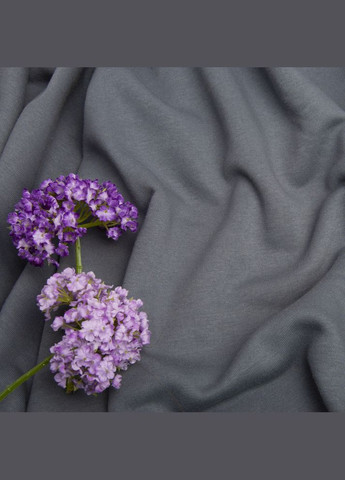 Тканина трикотаж трьохнитка петля Сезон сірий IDEIA (289552739)