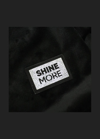 Нашивка из глитера Shine More 60*40мм серебряного цвета с черным. (2343) No Brand (335811285)