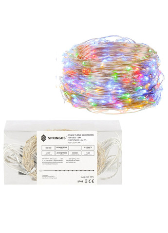 Гірлянда 10 м 100 LED CL0081 Mix Springos (315781223)