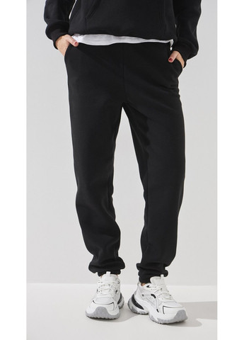 Спортивные штаны джоггеры однотонные женские WBC02438 Черный shop (2000990760999) LAWA джогери (315960658)