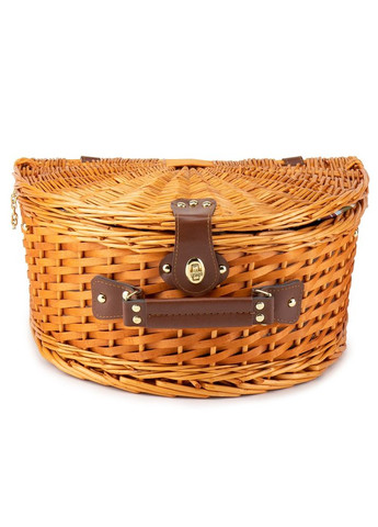 Корзина для пикника с термосумкой на 2 персоны из лозы 40х31х20 см 10503-023 Lefard (346529479)