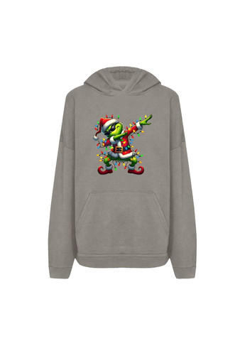 Новогоднее худи с принтом "Гринч на вайбе". Гринч (10481837442) ТiШОТКА (368566568)