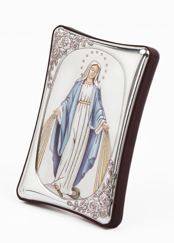 Срібна Ікона Непорочне Зачаття Пресвятої Богородиці 10X14см MB/E984/3-C Prince Silvero (266265928)