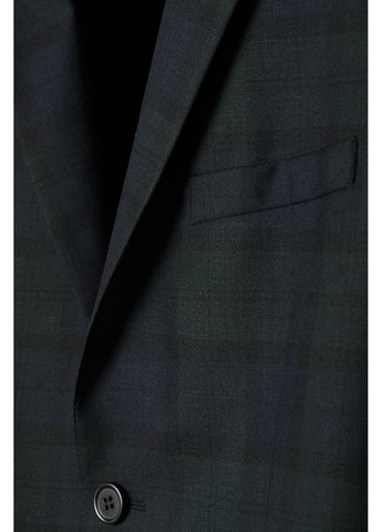 Пиджак,темно-зеленый в клетку, H&M (353310261)