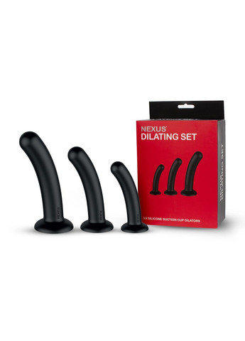 Набор дилдо Dilating Set (17см, 15см, 12,5см) - CherryLove Nexus (332209528)