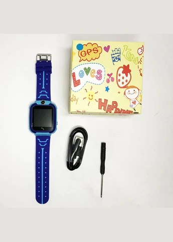 Дитячий Смарт Годинник Smart Baby Watch Q12 SIM /Bluetooth /LBS/GPS. Колір: блакитний LZ-52 No Brand (396105946)