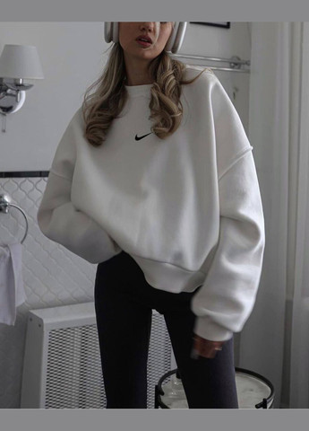 Молочный свитшот женский Україна однотонный без декора (322523112)