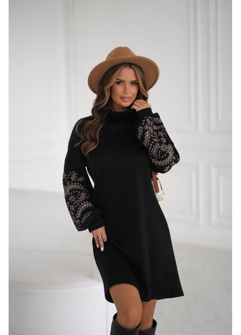 Чорна сукня, колір чорний Fashion