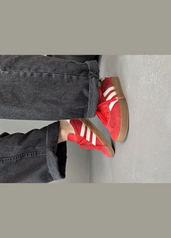 Красные демисезонные кроссовки мужские и женские adidas gazelle red | адидас газель красный | адидас газель красные No Brand