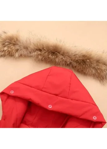 Дитячий зимовий пуховий комплект Kava Feather, 110 см (4 роки),, з хутром єнота No Brand (401916478)