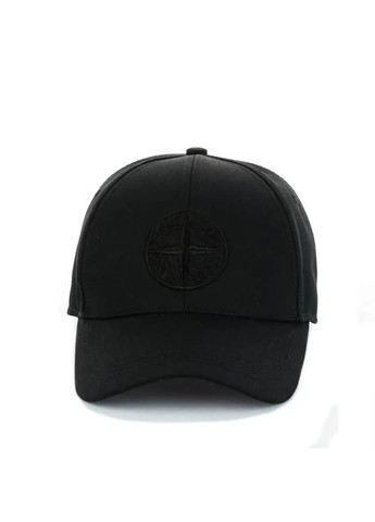 Молодіжна чорна бейсболка з вишивкою Stone Island, розмір 56–60 см STD (340277106)