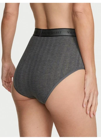 Жіночі трусики SoSoft™ Modal Ultra-Fine Logo Modern Brief сірі Victoria's Secret (399493787)