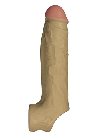 Реалистичная вибронасадка Shaft Vibrating Sheath Size 2 Oak с пультом, 22.3 см Loveshop (361669925)