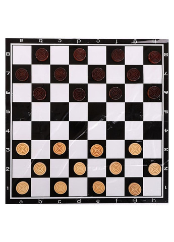 Запасні фігурки для шашок із полотном для ігор 3107-29 (дошка-PVC, фігури-дерево, 30g) SP-Sport (361433491)