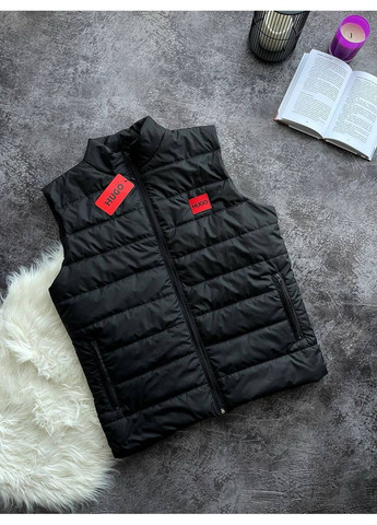 Жилетка HUGO плащівка,силікон 200,з нашивкою,кишенями,Туреччина Україна (356680201)