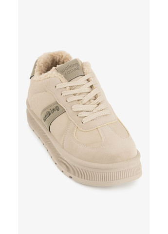 Светло-бежевые кроссовки женские cl-5108 светло-бежевый shop (2000999347900) Gipanis