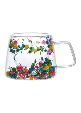 Набор чашек с двойным дном Краска лета VT-5325-200 200 мл 2 шт Vittora (372447913)