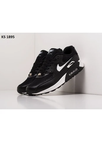 Білі кросівки чоловічі nike air max 90 black white найк аір макс 90 білі демісезон No Brand