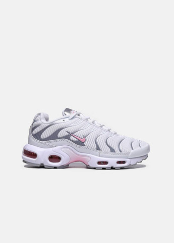 Кросівки Nike Plus White Grey Pink No Brand Air Max TN білі демісезони (325484072)