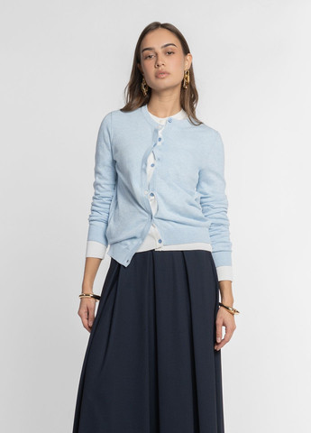 Голубой зимний кардиган Arber