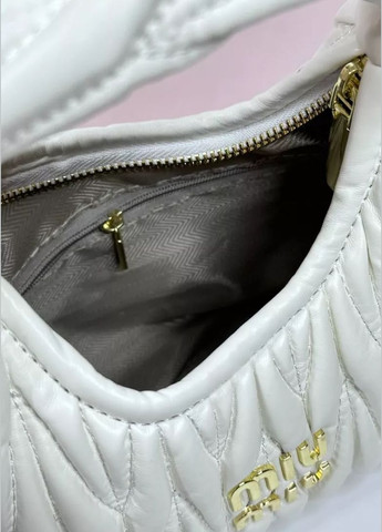 Женская сумка Miu miu 18121 белая No Brand (311277526)
