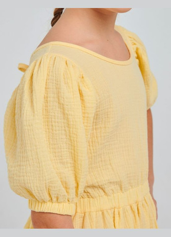Жёлтое платье лимонный Smil (290981795)