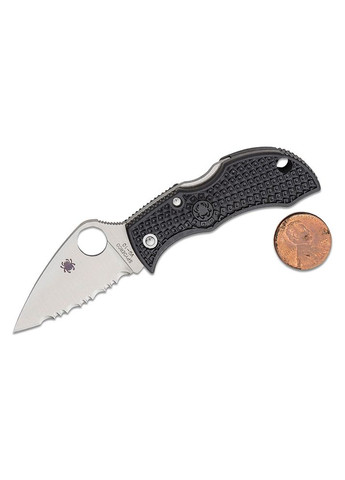 Складной нож Manbug Lightweight Leaf black MBKLFS Spyderco (317307315)