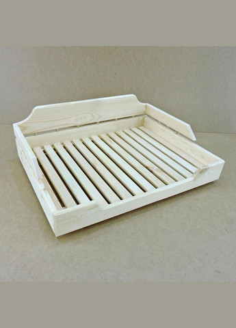 Лежак деревянный для собаки из дерева Алмейда 60х80 бланже (ЛЖК-60800601) No Brand (328450242)