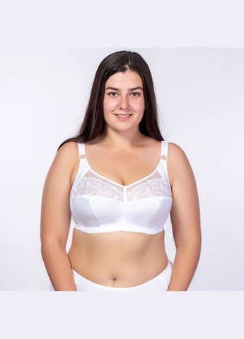 Белый бюстгальтер без косточек с мягкой чашкой Elita без косточек