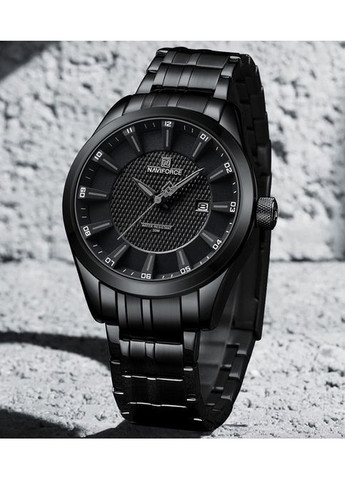 Наручний годинник чоловічий Perfect Чорний (3109) Naviforce (363318820)