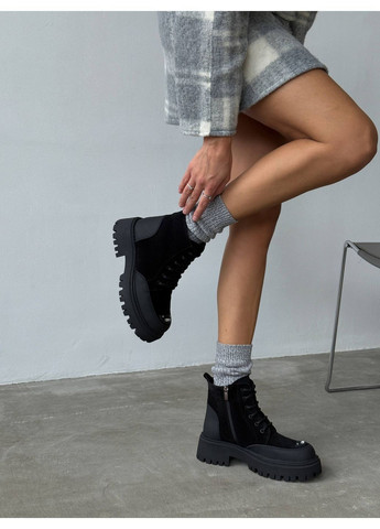 🖤 зимние ботинки "urban black mix" No Brand