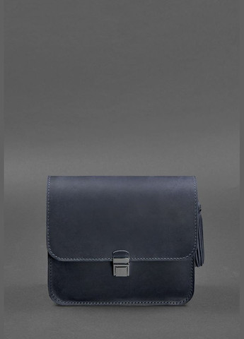 Шкіряна жіноча бохо-сумка Лілу синя Crazy Horse (A-026137) BlankNote кросс-боди (327874287)