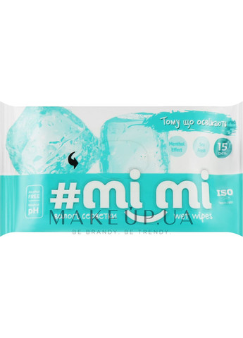 Салфетки влажные "Охлаждающие", 15 шт. - Mi_Mi 15шт (1196973-27069927) Handy Fresh (368617218)