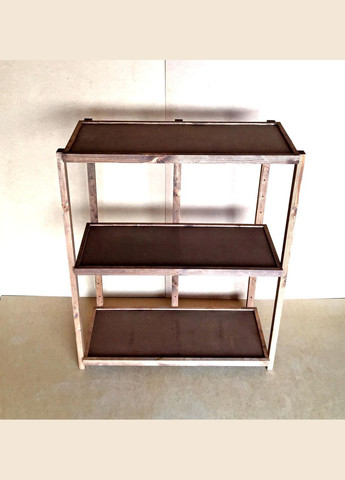 Етажерка розбірна з дерева Честер 3 полиці 40х100х130 капучино (ЄТЖ-8340100130) No Brand (327846355)