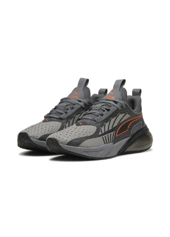 Серые всесезонные кроссовки x-cell action running shoes Puma