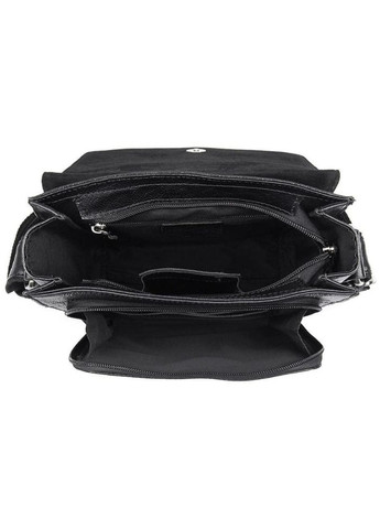 Сумка планшет через плечо из натуральной кожи мужская для документов и для телефона средняя Черный 40315 John McDee (361409841)