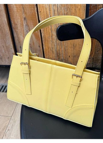 Сумка жіноча Крос боді жовта з екошкіри NIUNIU (361230290)