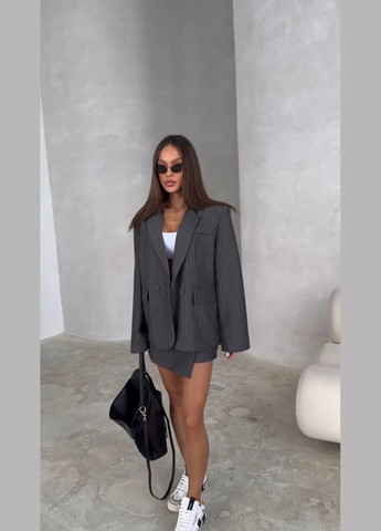 Костюм с оверсайз жакетом и юбкой Adelante (317286645)