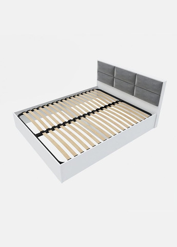 Кровать двуспальная КЛ1400 Лайт (ламельный каркас) 140х200 см Нимфея Альба (EVR-4652) Еверест (311684621)