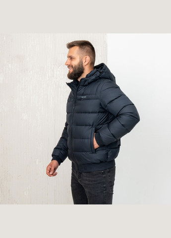 Темно-синя зимня зимова чоловіча куртка великого розміру SK