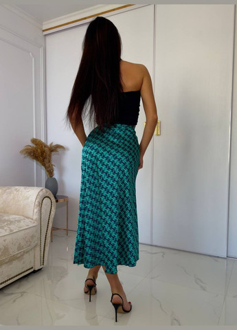 Жіноча темно-бірюза спідниця No Brand (342414880)