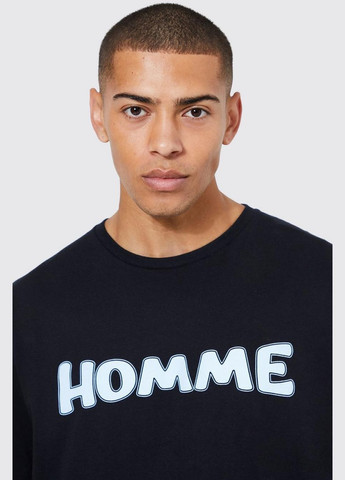 Черная футболка Boohoo