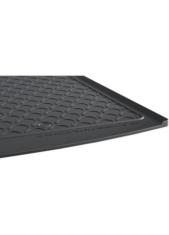 Резиновый коврик в багажник для Volkswagen Sharan (mkII) 2010-2022; Seat Alhambra (mkII) 2010-2020 Gledring (361241410)