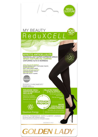 Колготки-легінси безшовні антицелюлітні My Beauty Reduxcell 120d Golden Lady (349499505)