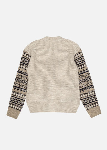 Кофта на хлопчика на блискавці колір бежевий CB-00220539 Cloudy (314909574)