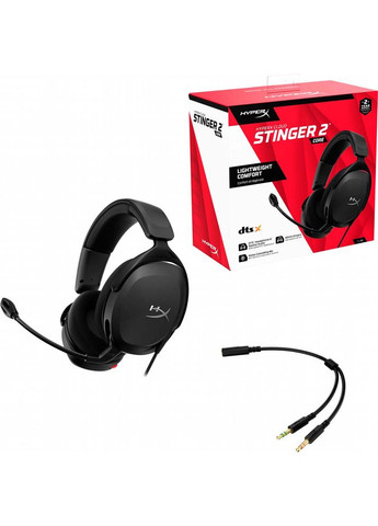 Гарнитура Cloud Stinger 2 Core для PC Wired Black (683L9AA) HyperX (307175178)
