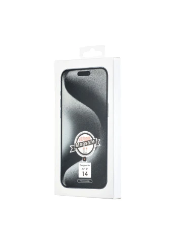 Чохол Glass з MagSafe протиударний для iPhone 14 білий Case (370168680)