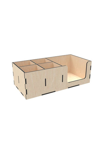 Органайзер дерев'яний 300х150х100 мм Ekostar (367609682)
