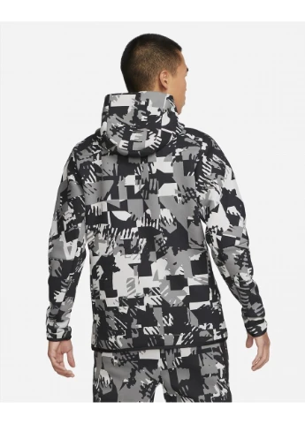 Толстовка Sportswear Tech Fleece Чоловіча з повною блискавкою Чорна/Біла DM6456-077 Nike (399356171)