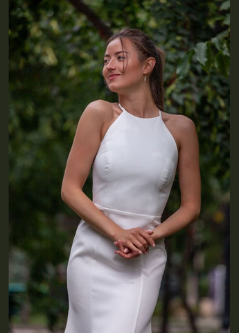 Білий вечірня плаття WINN однотонна